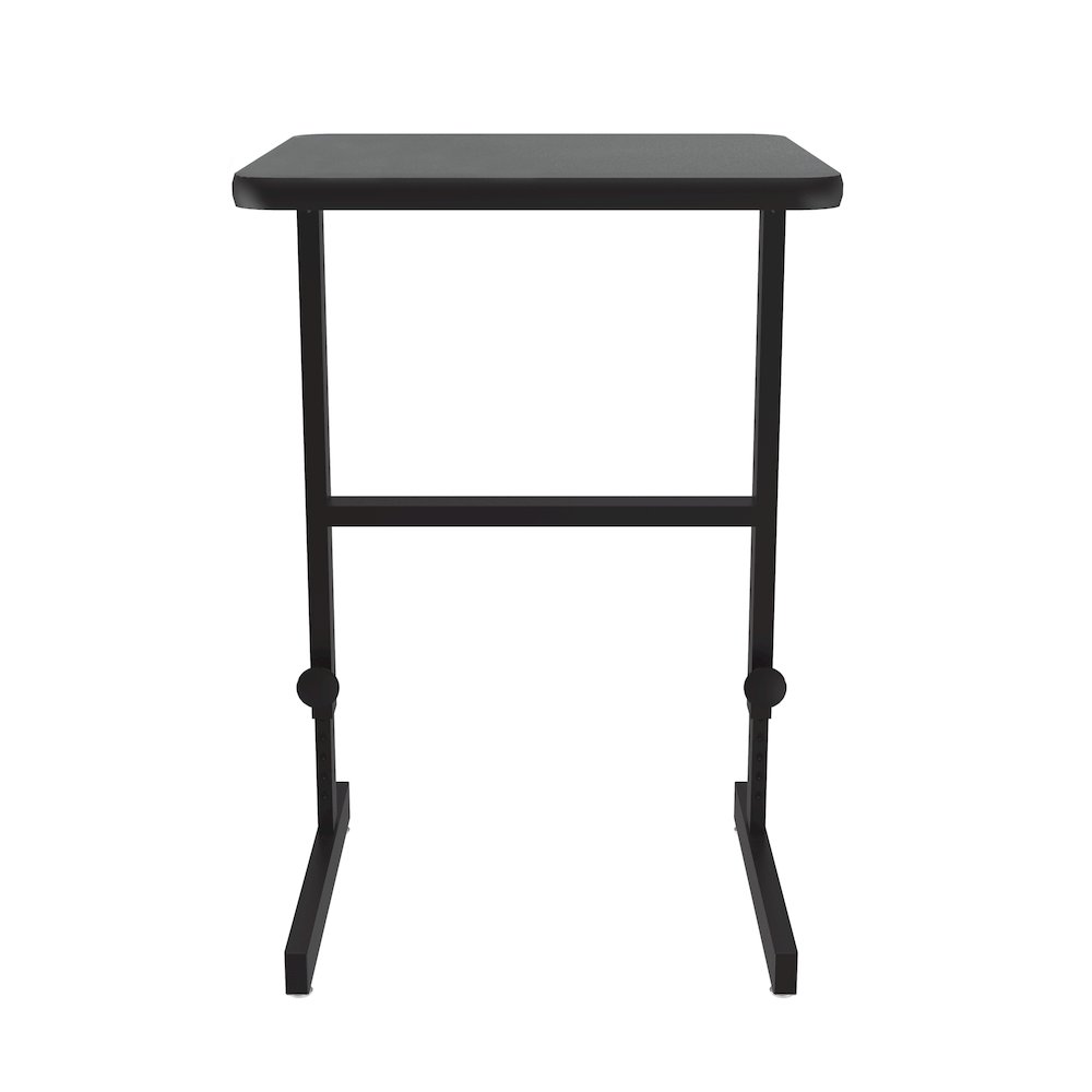 High-Pressure Laminate Top Adjustable Standing  Height Work Station 20x24. Picture 5