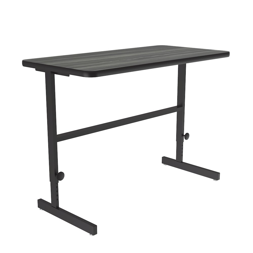 High-Pressure Laminate Top Adjustable Standing  Height Work Station 24x48. Picture 4