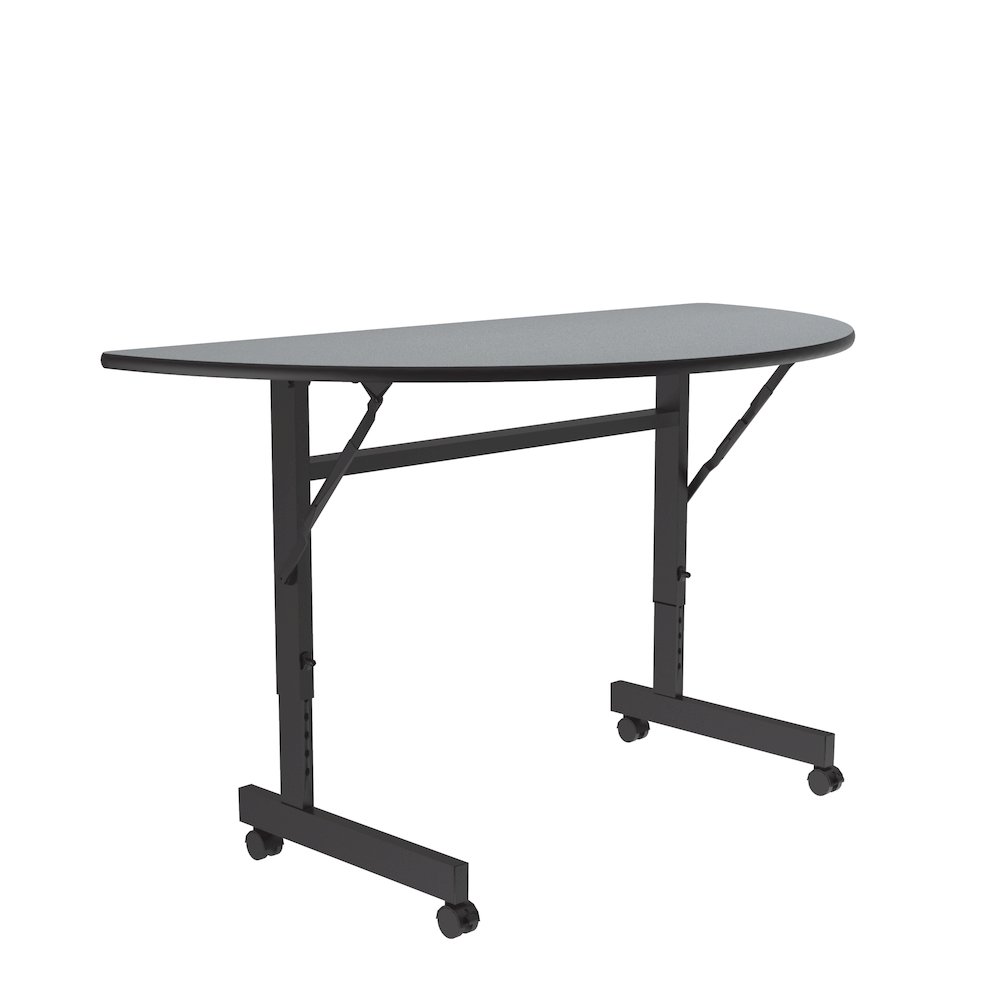 3/4" Thermal Fused Laminate Top Flip Top Table. Picture 2