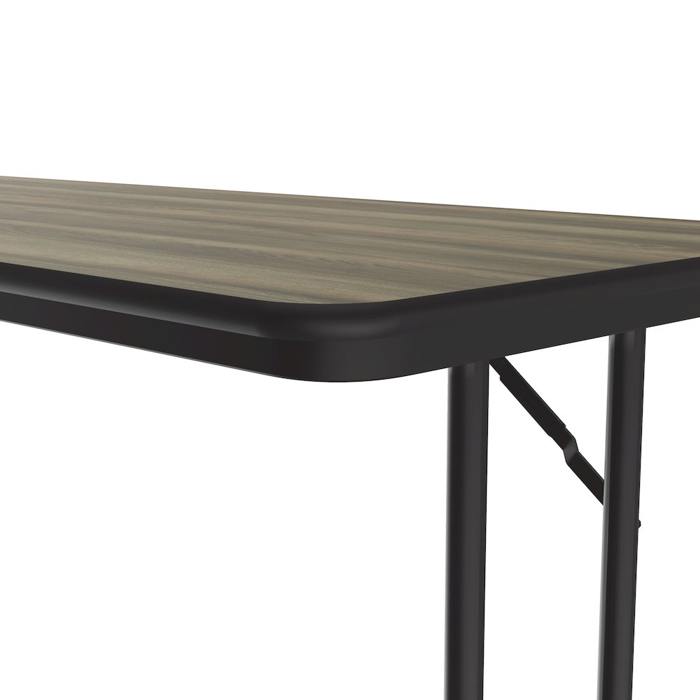 Deluxe High-Pressure Folding Seminar Table with Off-Set Leg 24x96". Picture 7