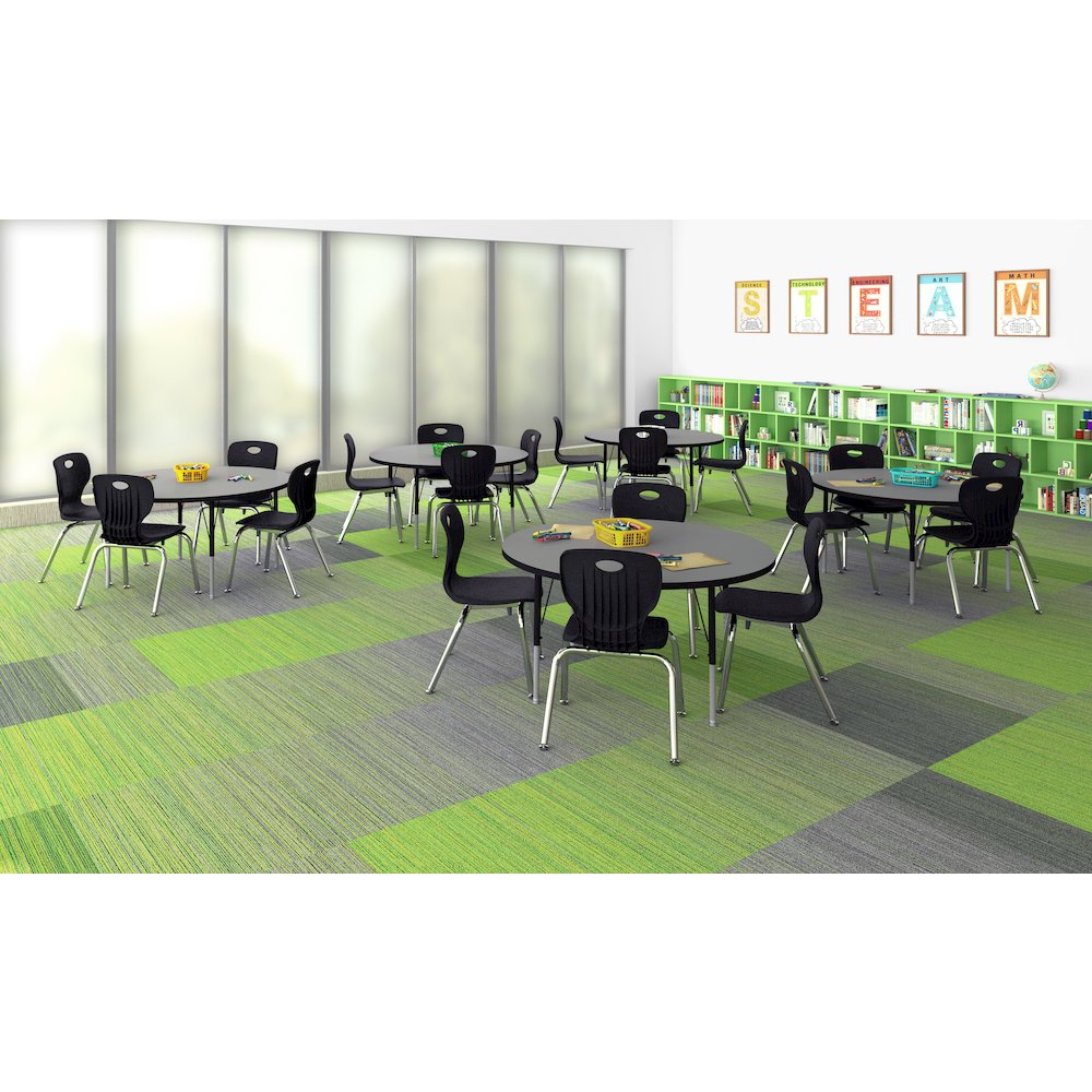 Deluxe High-Pressure Top Activity Tables 48x48". Picture 37