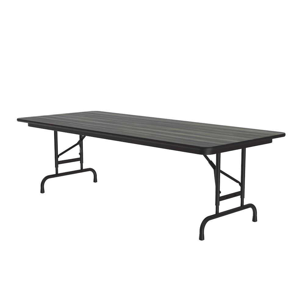 Adjustable Height High Pressure Top Folding Table 30x96". Picture 1