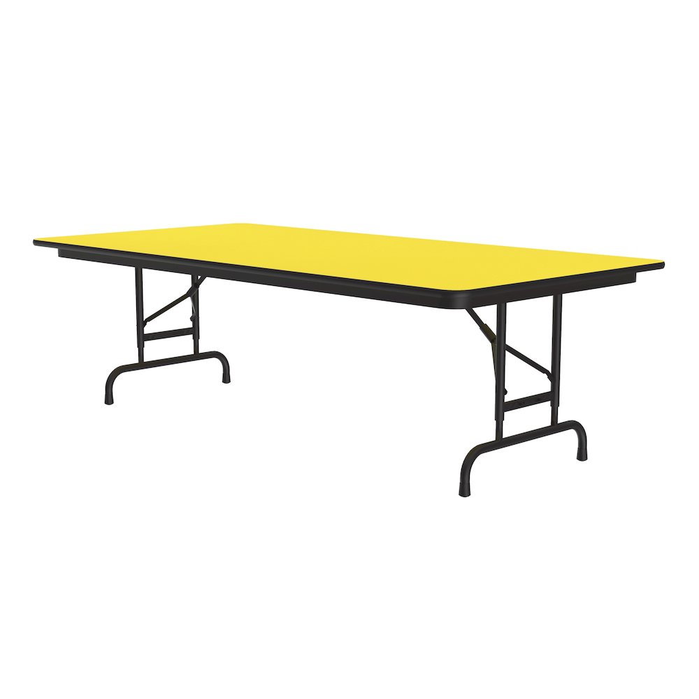 Adjustable Height High Pressure Top Folding Table 36x72". Picture 4