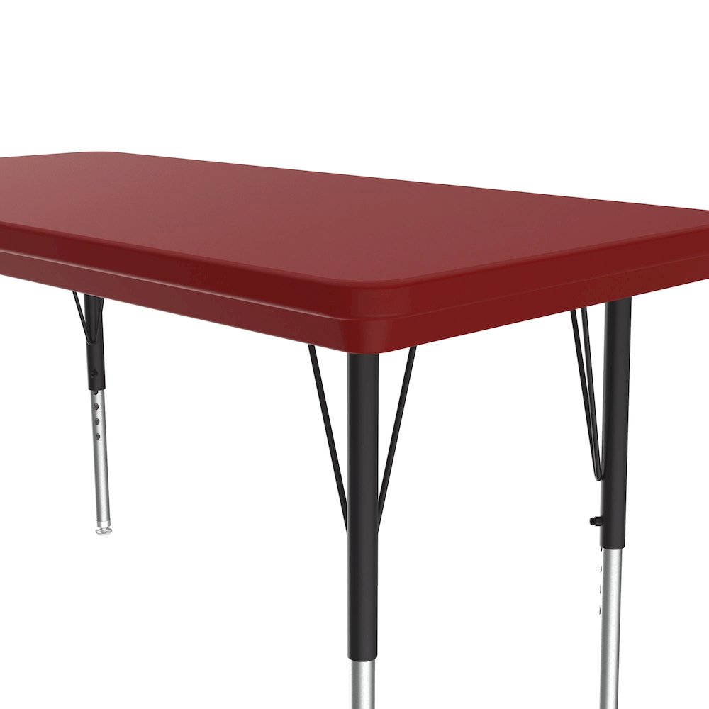 Commercial Blow-Molded Plastic Top Activity Tables 24x48". Picture 5