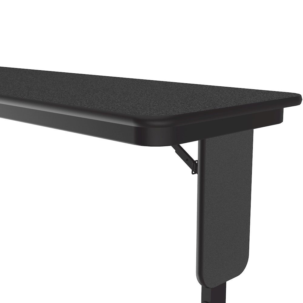 Adjustable Height Deluxe High-Pressure Folding Table with Panel Leg 18x60. Picture 4