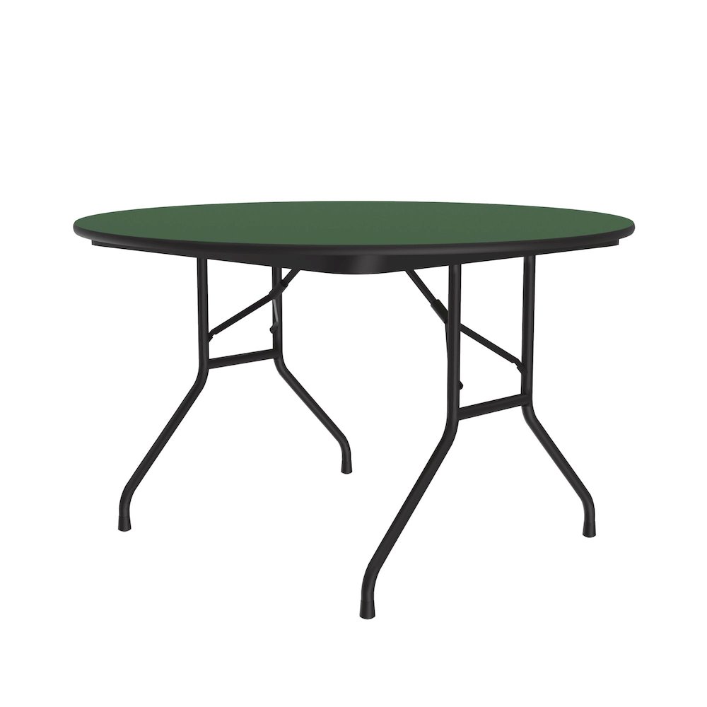 Deluxe High Pressure Top Folding Table 48x48". Picture 1