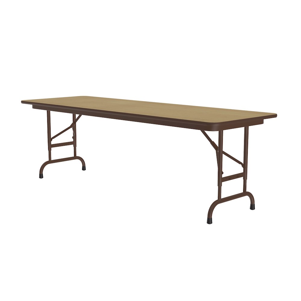 Adjustable Height High Pressure Top Folding Table 24x60". Picture 1