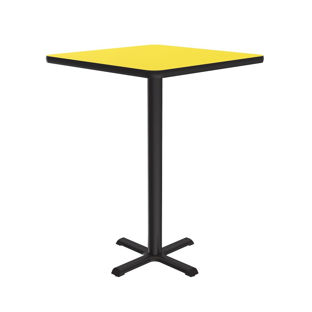 Bar Stool/Standing Height Deluxe High-Pressure Café and Breakroom Table 24x24. Picture 3