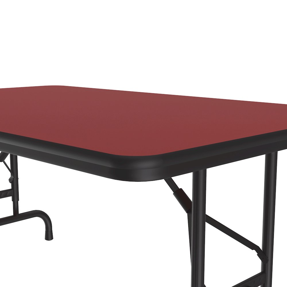 Adjustable Height High Pressure Top Folding Table 30x48". Picture 8