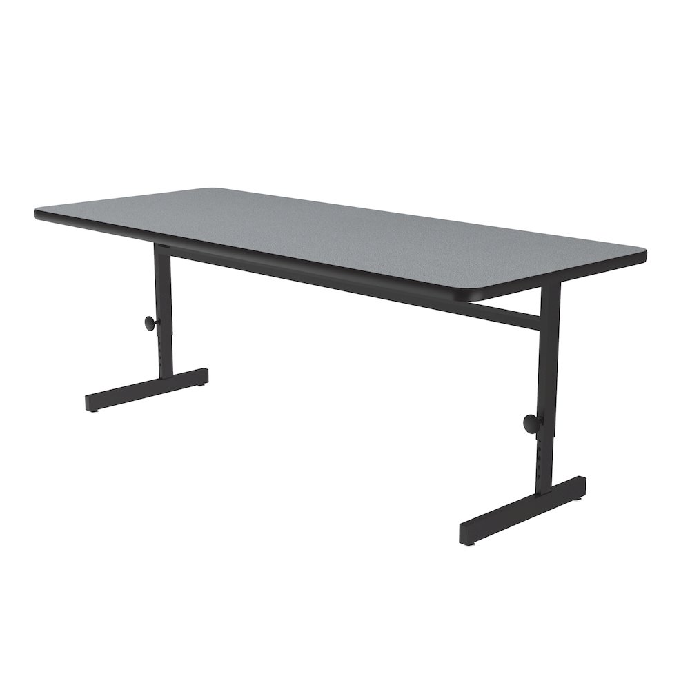 Adjustable Height Deluxe High-Pressure Top Computer/Student Desks  30x72". Picture 10