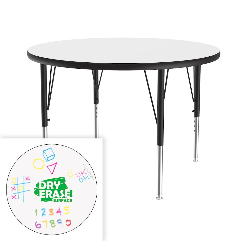 Markerboard-Dry Erase  Deluxe High Pressure TopActivity Tables 36x36". Picture 9