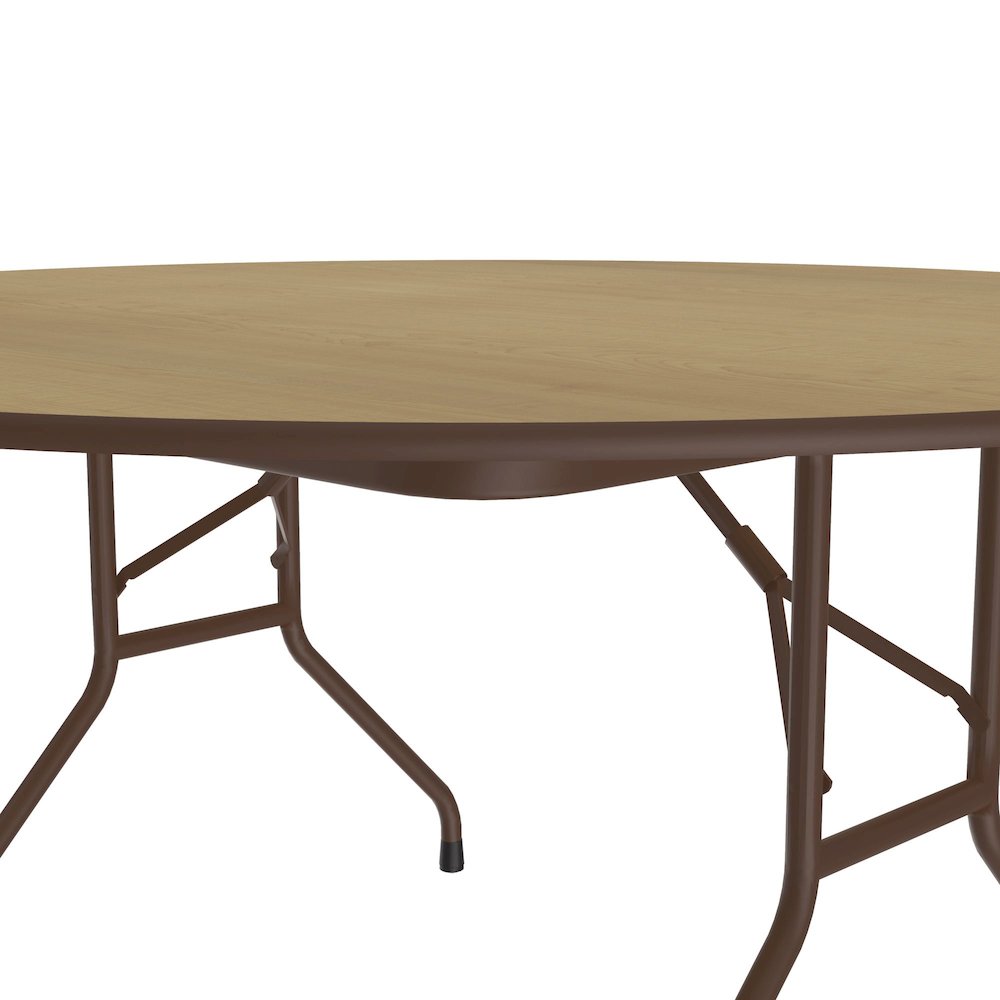 Deluxe High Pressure Top Folding Table 60x60". Picture 4