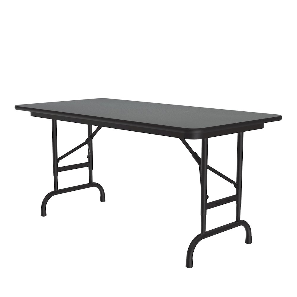 Adjustable Height High Pressure Top Folding Table 24x48". Picture 8