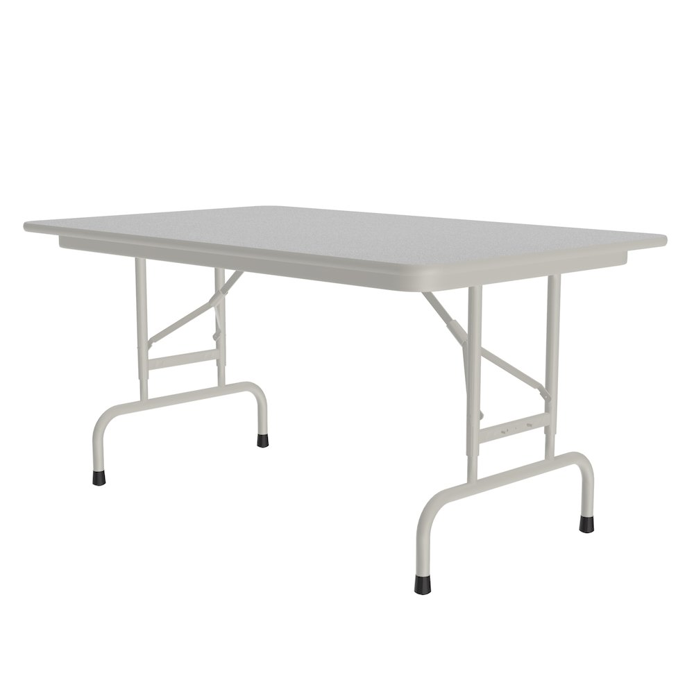 Adjustable Height Econoline Melamine Top Folding Table 30x48". Picture 2