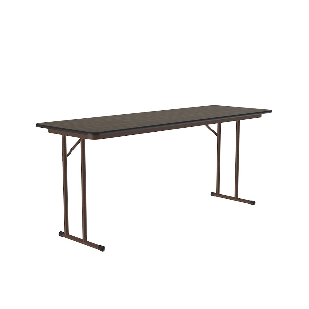 Commercial Laminate Folding Seminar Table with Off-Set Leg 24x72". Picture 1