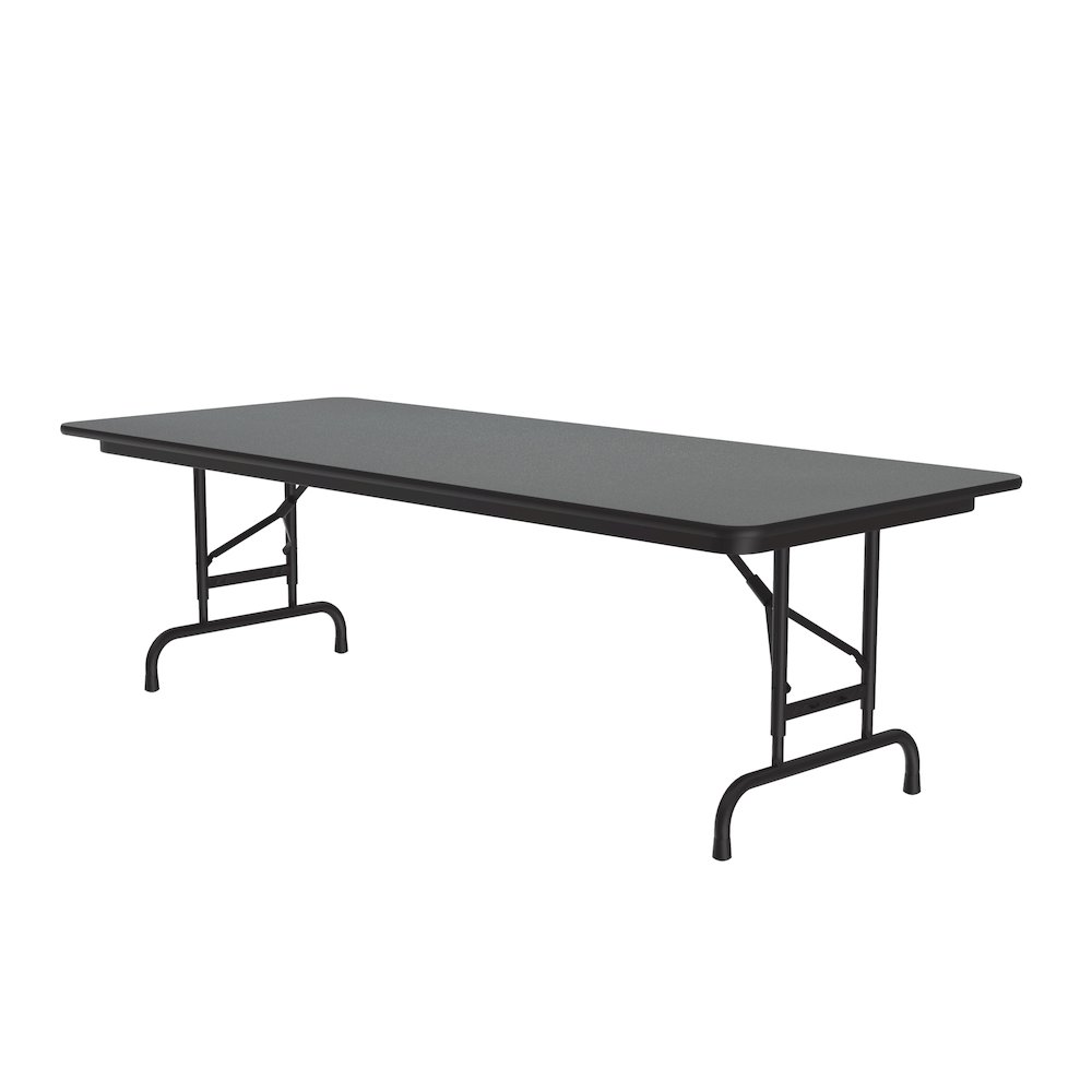 Adjustable Height High Pressure Top Folding Table 30x60". Picture 5