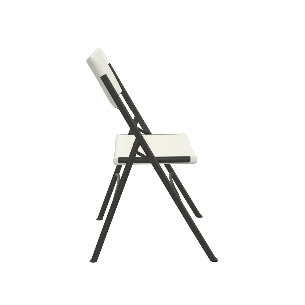 Economy Blow-Molded Plastic Folding Chair. Picture 3