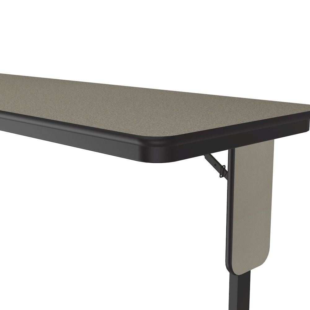 Deluxe High-Pressure Folding Seminar Table with Panel Leg 24x72". Picture 4