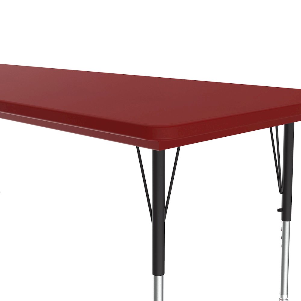 Commercial Blow-Molded Plastic Top Activity Tables 30x72". Picture 6
