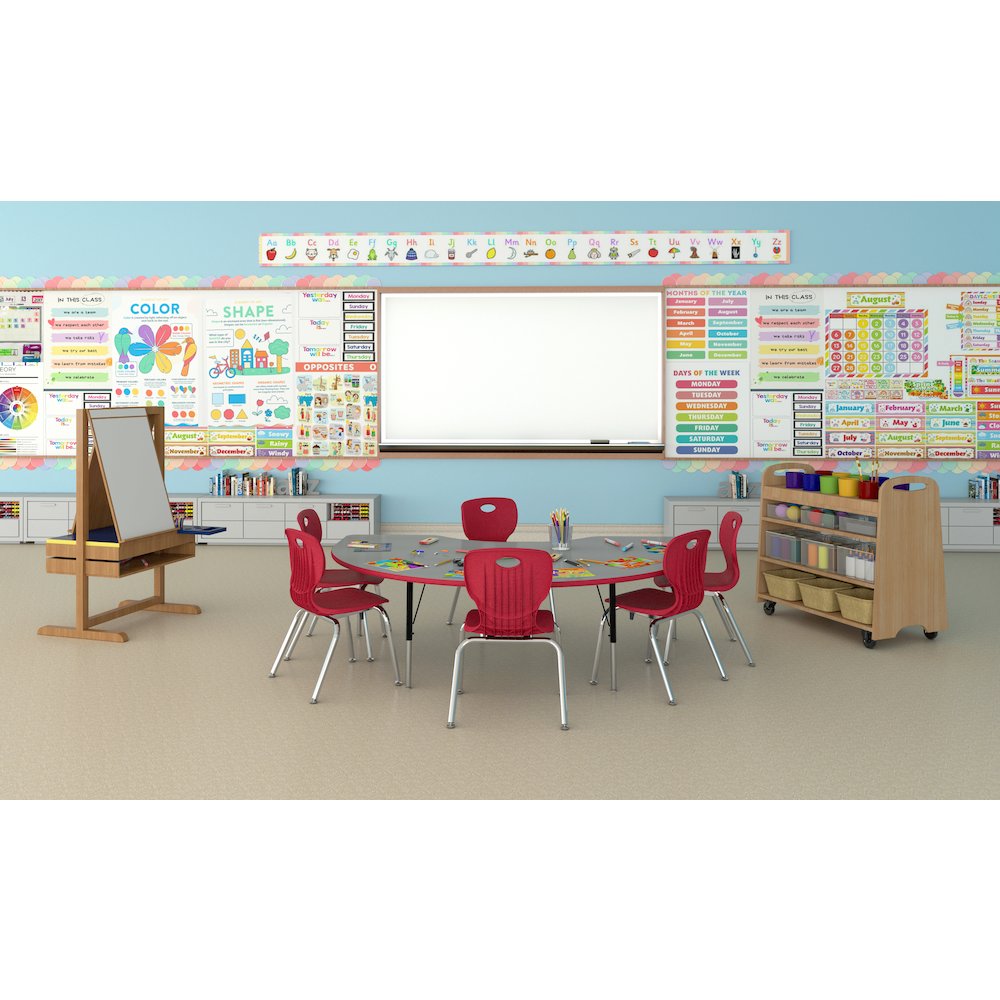 Commercial Laminate Top Activity Tables 60x66". Picture 40