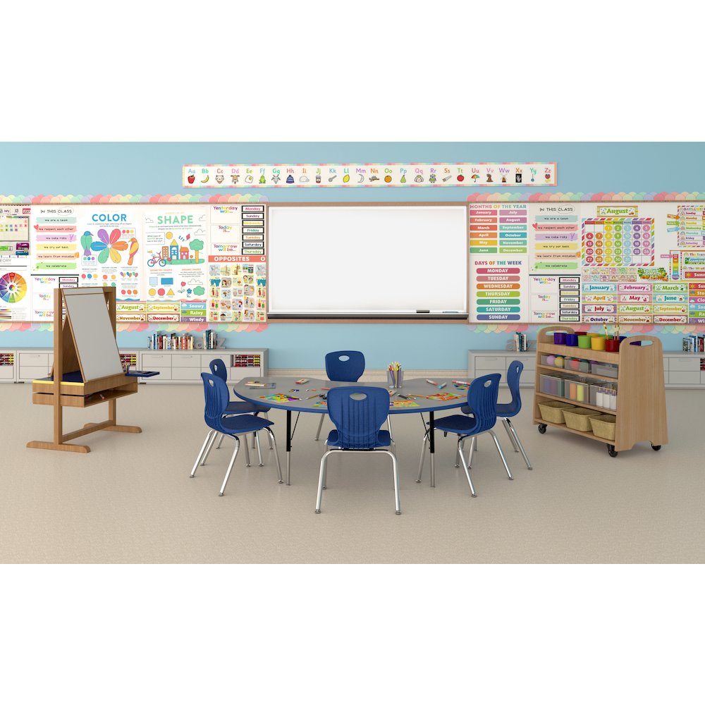 Commercial Laminate Top Activity Tables 60x66". Picture 38