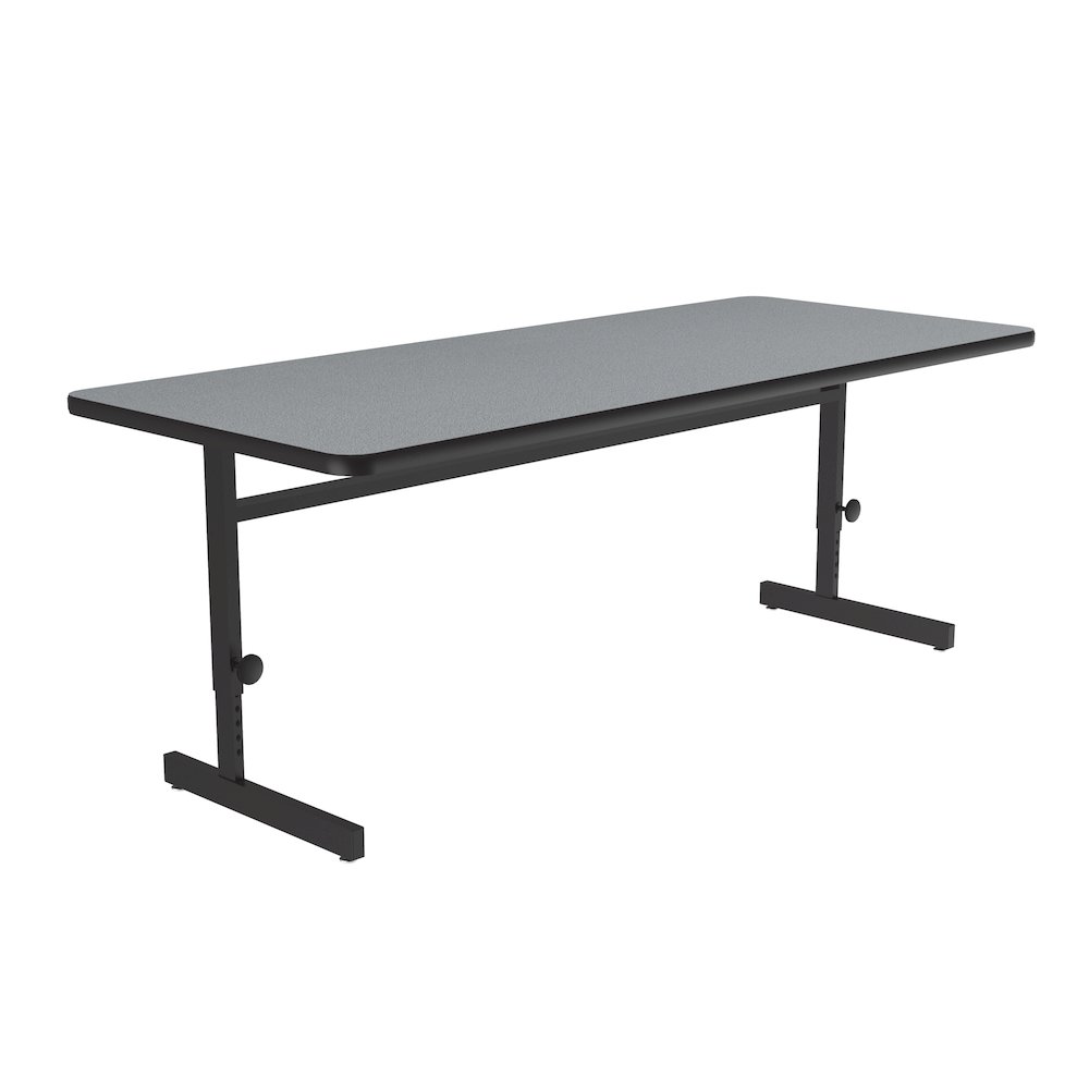 Adjustable Height Commercial Laminate Top Computer/Student Desks 30x60". Picture 11