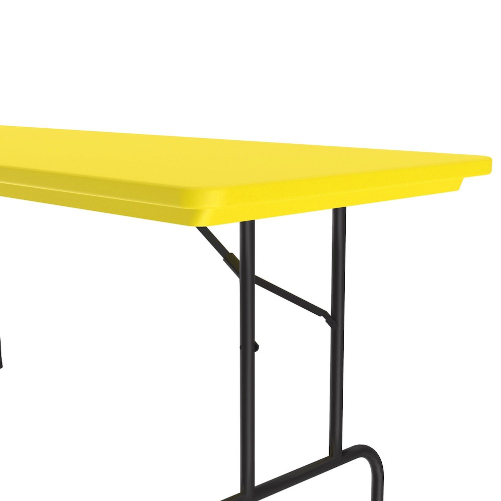 Commercial Blow-Molded Plastic Folding Table30x72". Picture 5