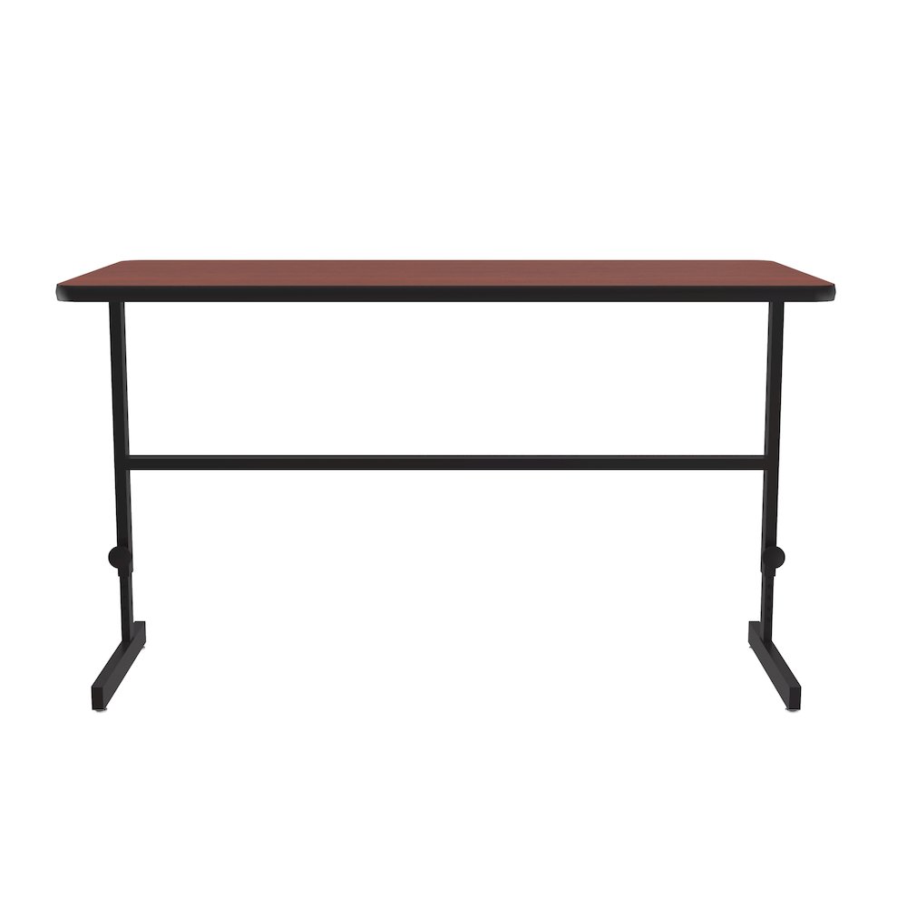 High-Pressure Laminate Top Adjustable Standing  Height Work Station 30x60. Picture 9