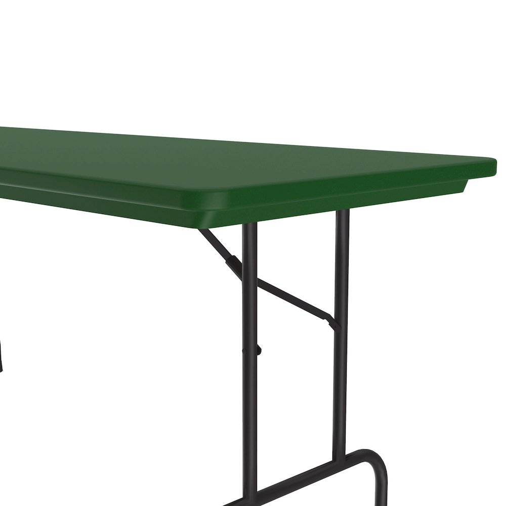 Commercial Blow-Molded Plastic Folding Table 30x72". Picture 4