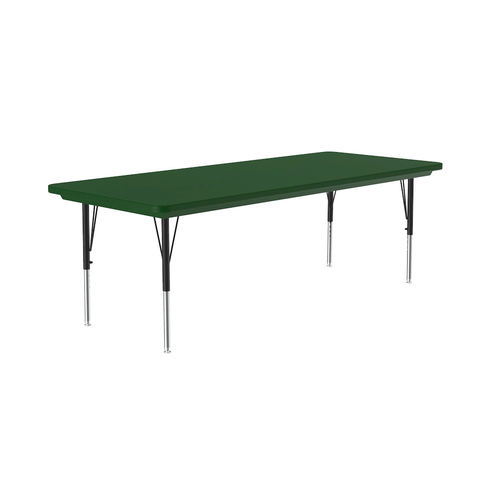 Commercial Blow-Molded Plastic Top Activity Tables 30x60". Picture 1