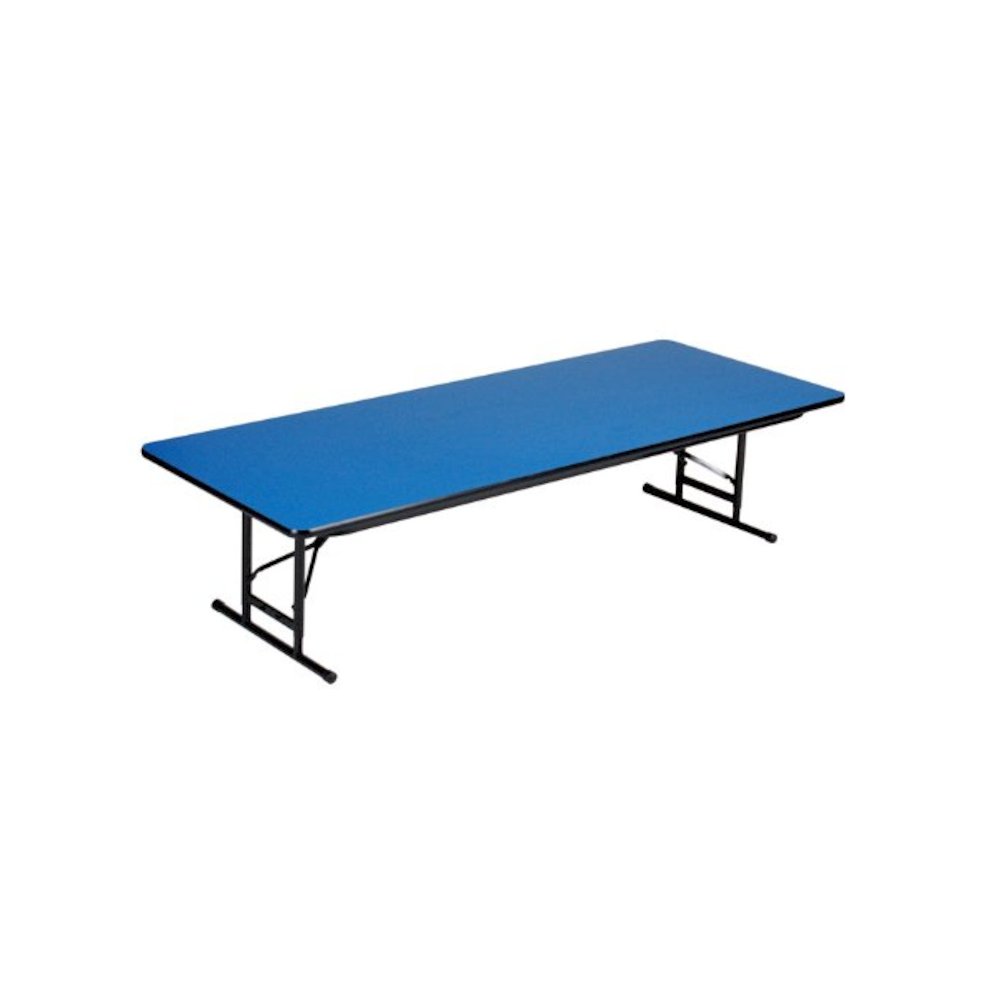 Adjustable Height High Pressure Top Folding Table 30x72". Picture 1