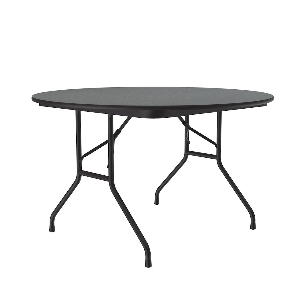Deluxe High Pressure Top Folding Table 48x48". Picture 1