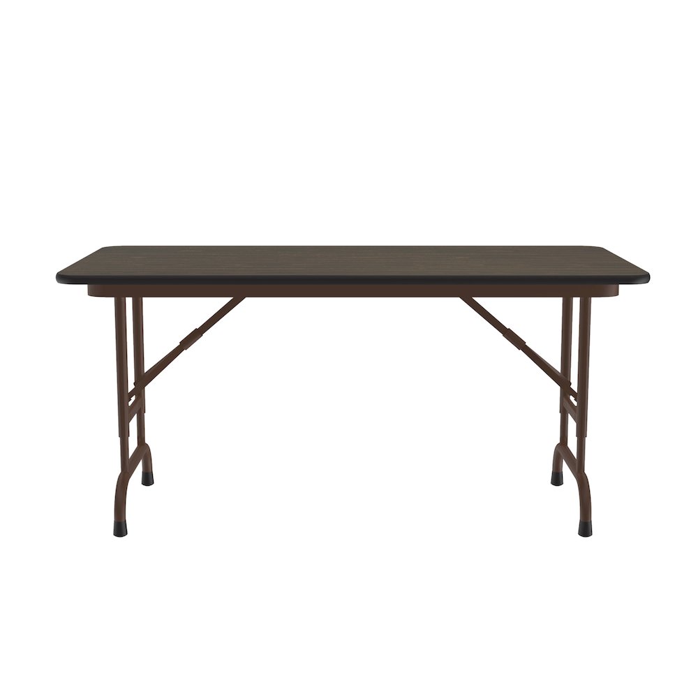 Adjustable Height Thermal Fused Laminate Top Folding Table 24x48". Picture 5