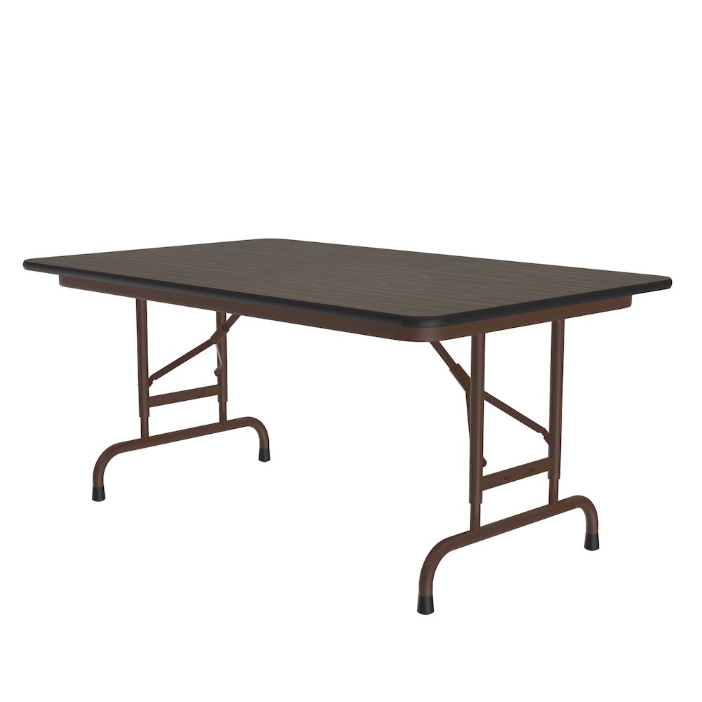 Adjustable Height Thermal Fused Laminate Top Folding Table 30x48". Picture 8