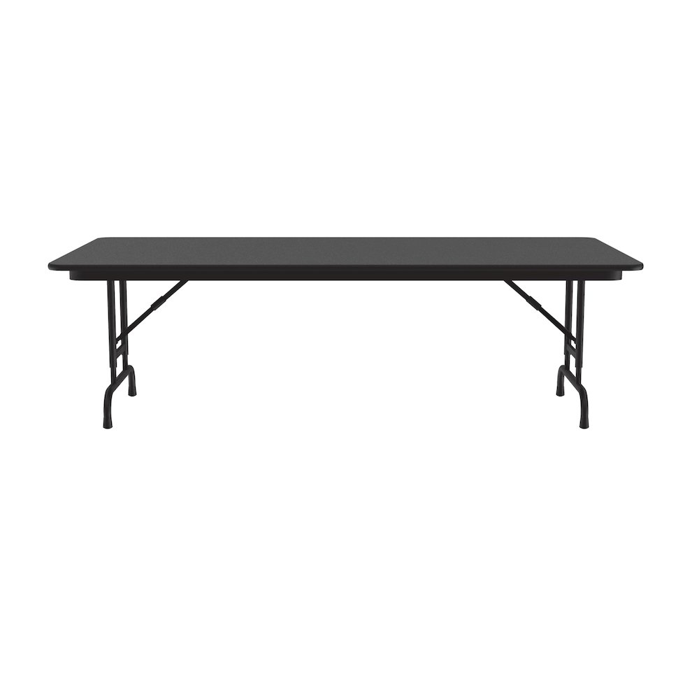 Adjustable Height Econoline Melamine Top Folding Table 36x96". Picture 4