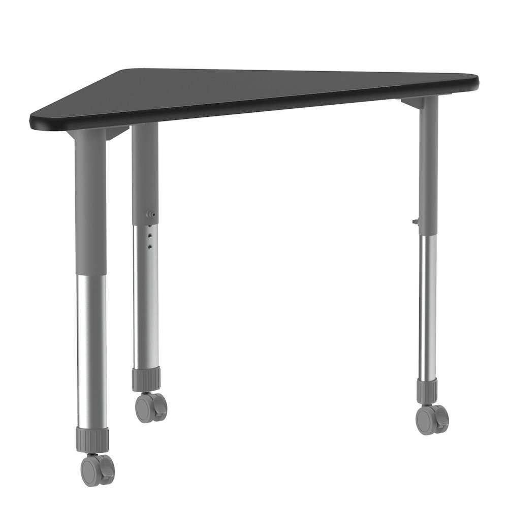 Deluxe High Pressure Collaborative Desk with Casters 41x23. Picture 1