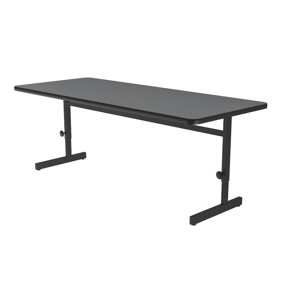 Adjustable Height Deluxe High-Pressure Top Computer/Student Desks  30x72". Picture 1