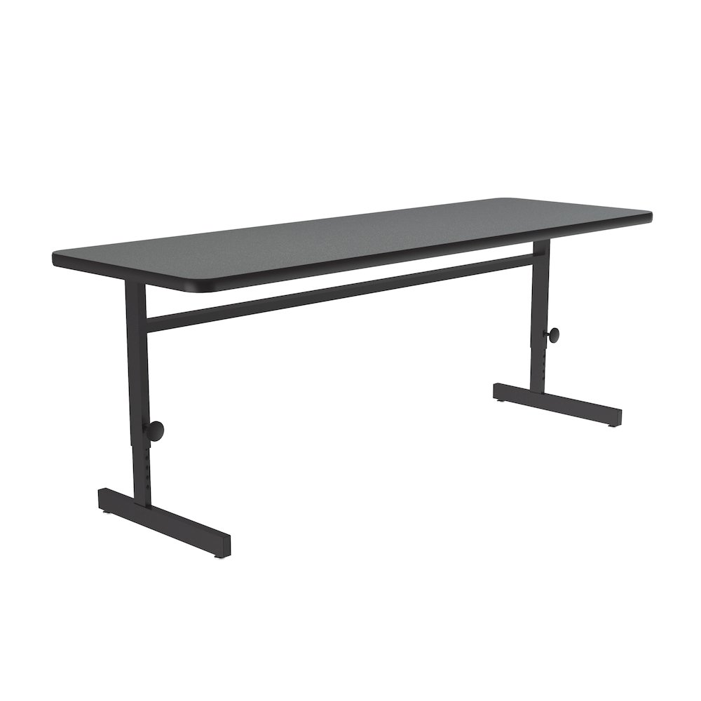 Adjustable Height Deluxe High-Pressure Top Computer/Student Desks  24x60". Picture 9