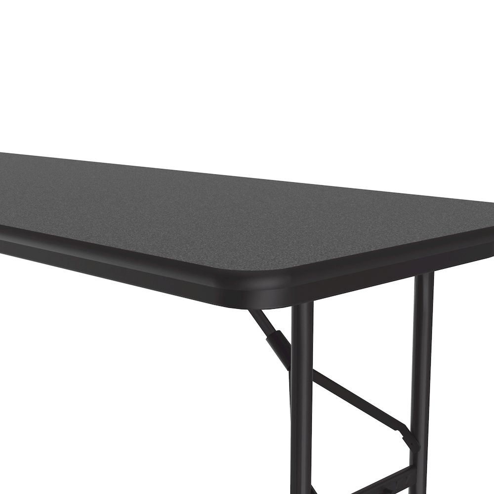 Adjustable Height Econoline Melamine Top Folding Table 24x72". Picture 5