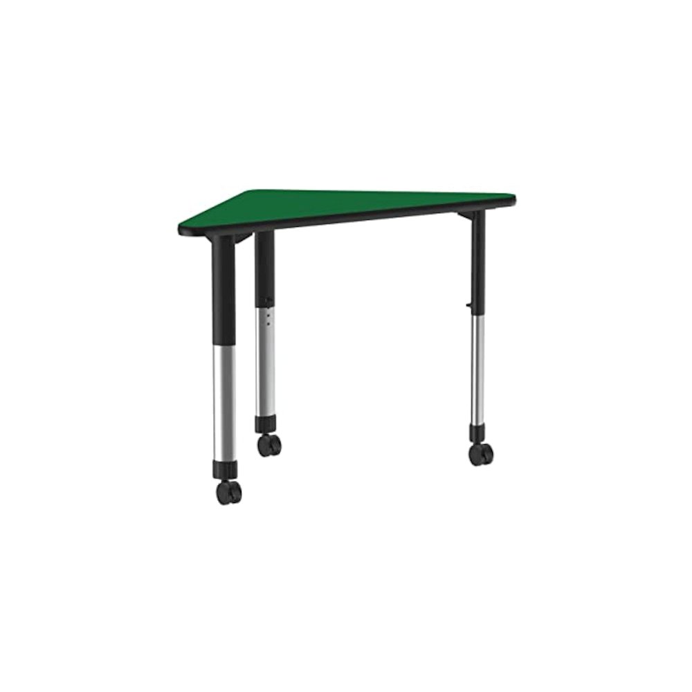 Deluxe High Pressure Collaborative Desk with Casters 41x23". Picture 1