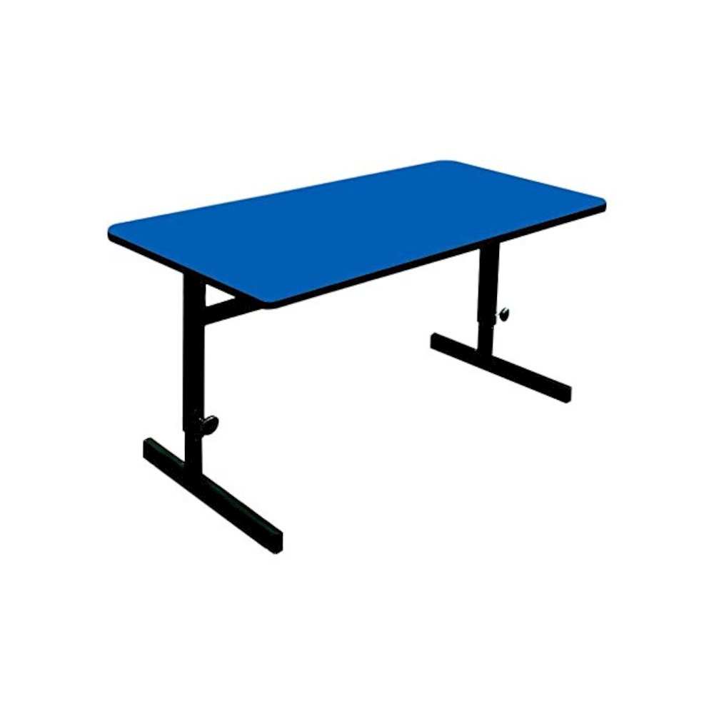 Adjustable Height Deluxe High-Pressure Top Computer/Student Desks  30x72". Picture 1