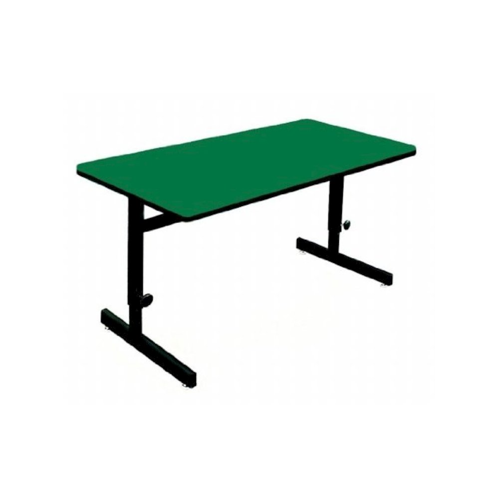 Adjustable Height Deluxe High-Pressure Top Computer/Student Desks  30x48". Picture 1