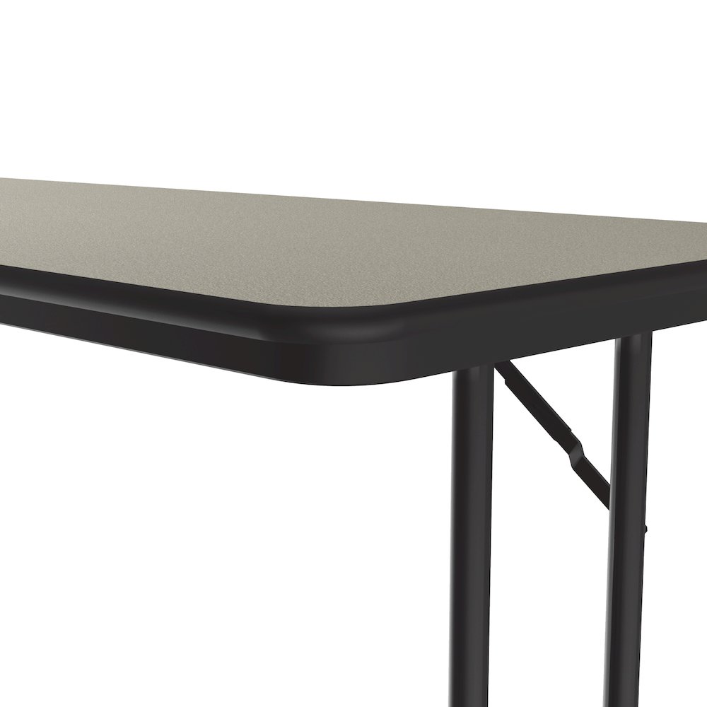 Deluxe High-Pressure Folding Seminar Table with Off-Set Leg 24x96". Picture 11