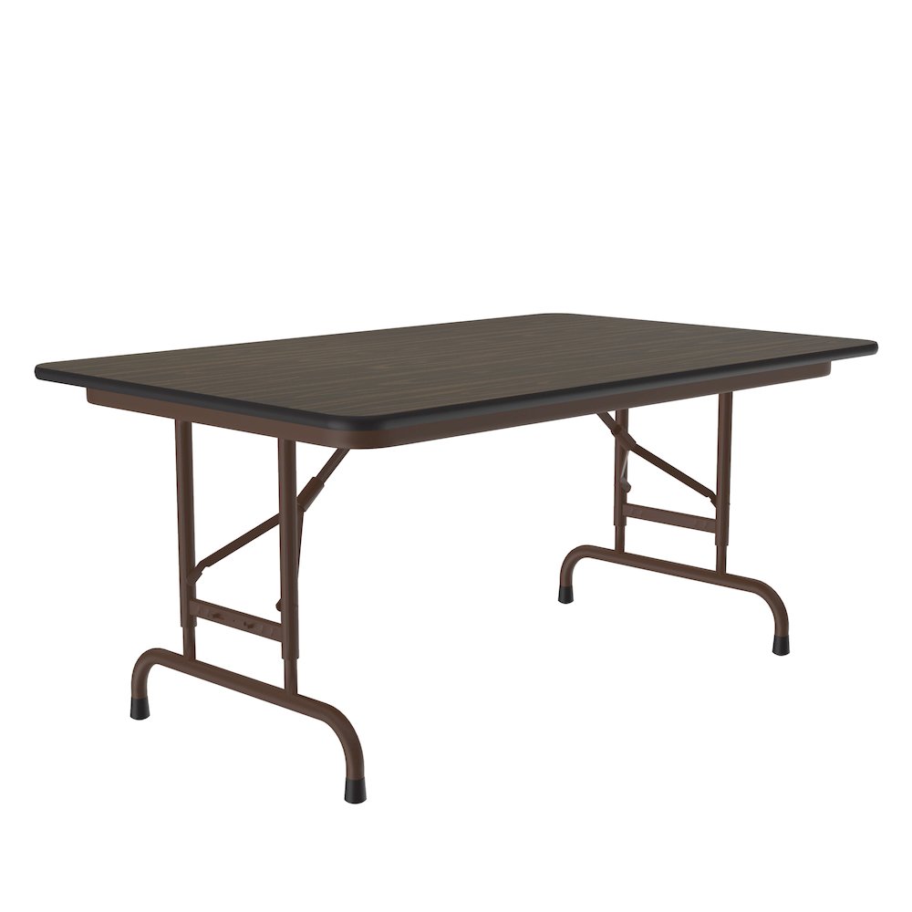 Adjustable Height Econoline Melamine Top Folding Table 30x48". Picture 3