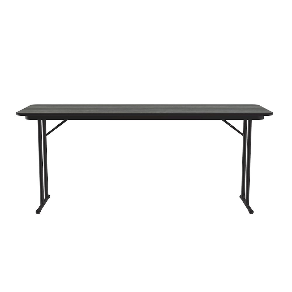 Deluxe High-Pressure Folding Seminar Table with Off-Set Leg 24x60". Picture 1
