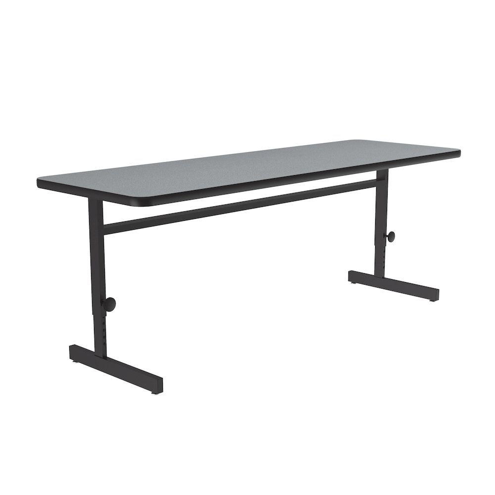 Adjustable Height Deluxe High-Pressure Top Computer/Student Desks  24x60". Picture 10