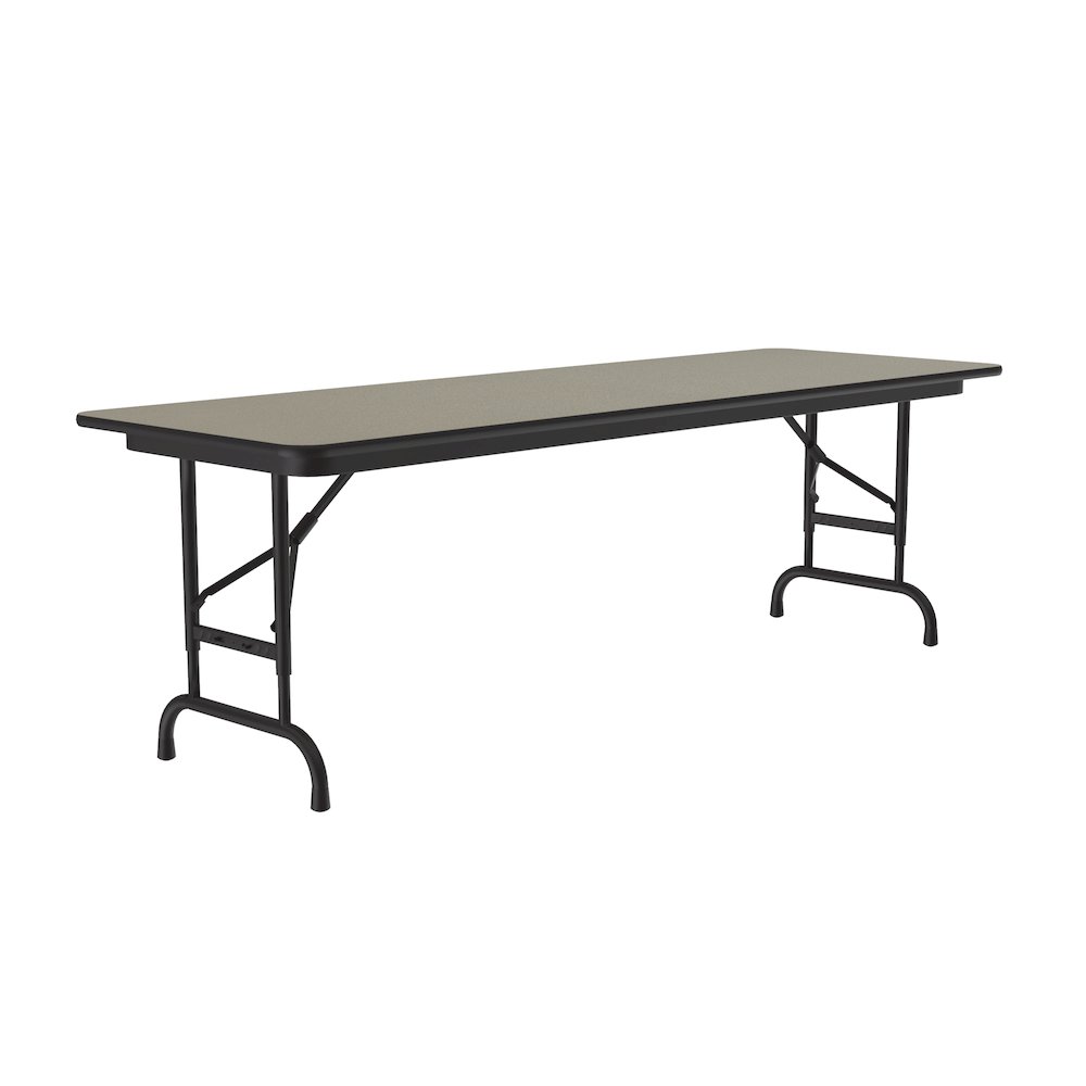 Adjustable Height High Pressure Top Folding Table 24x72". Picture 6