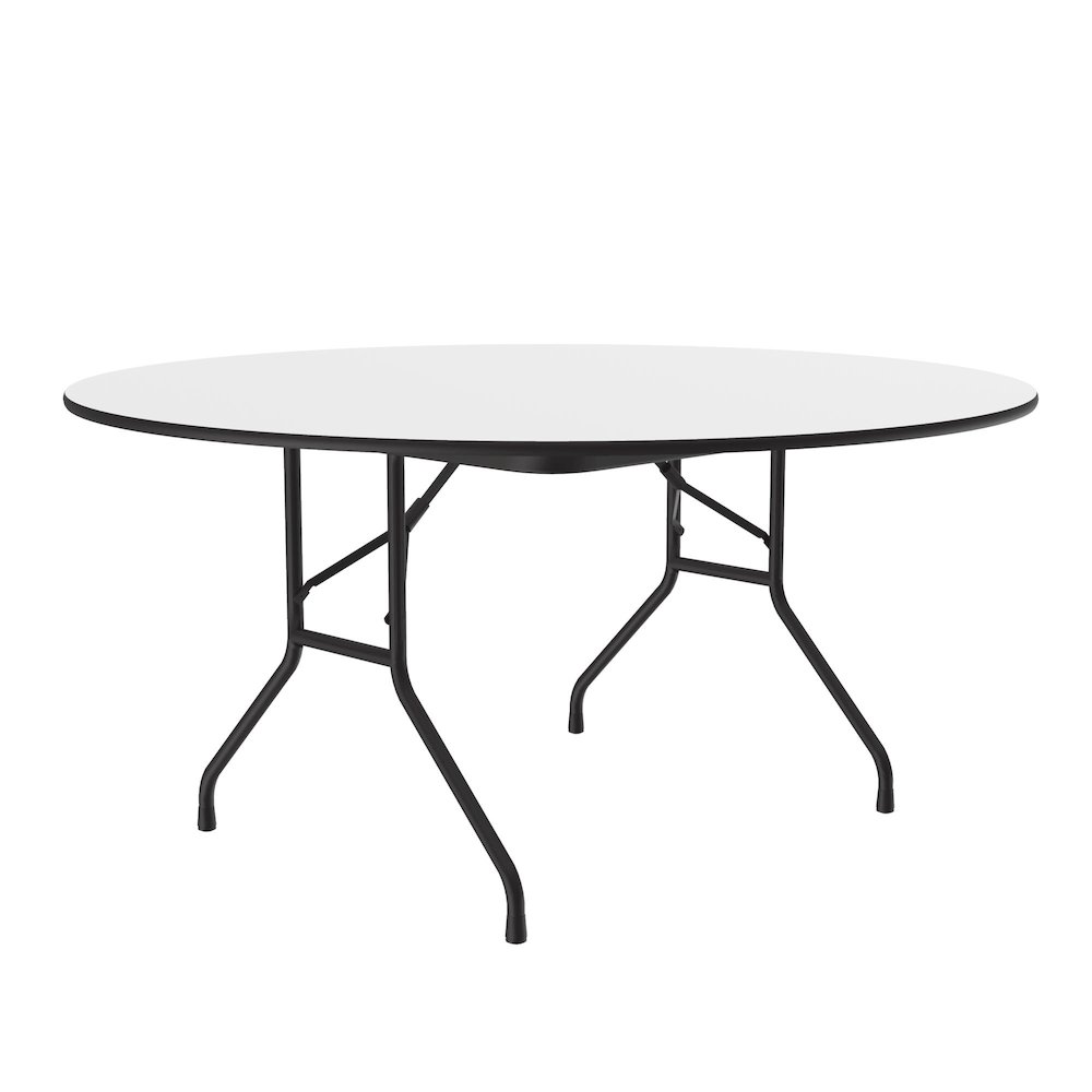Deluxe High Pressure Top Folding Table 60x60". Picture 1