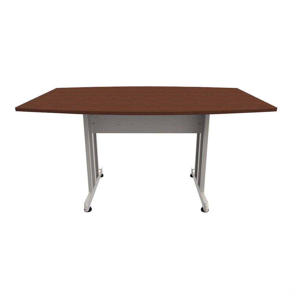 Rectangular Conference Table Cherry / Silver. Picture 1