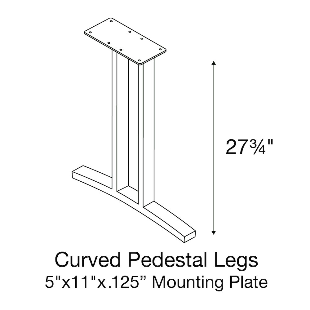 Deluxe High-PressureCurvature Collection Conference Table 36x72". Picture 3
